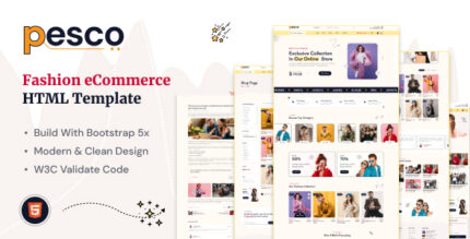 Pesco - Fashion eCommerce HTML Template