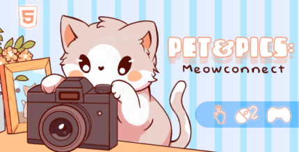 Pet&Pics Meowconnect - HTML5 Slide Puzzle Game - (no c3p)