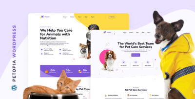 Petopia - Pet Care Service WordPress Theme