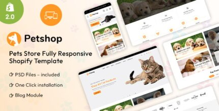 Petshop - Multipurpose E-commerce Shopify 2.0 Template