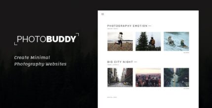 PhotoBuddy - Photography HTML Template