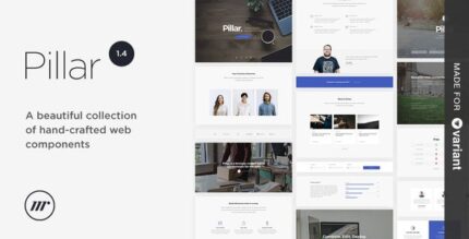 Pillar Multipurpose HTML + Variant Page Builder