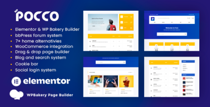 Pocco - bbPress Forum WordPress Theme