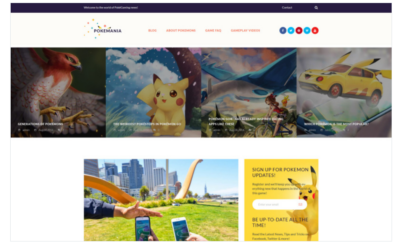 Pokemania - Game Portal Pokemon WordPress Theme