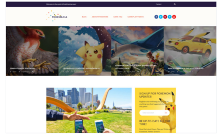 Pokemania - Game Portal Pokemon WordPress Theme