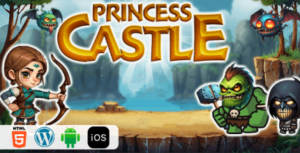 Princess Castle - HTML5 Construct3 Game