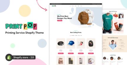 Printpop - Printing Company Shopify Theme