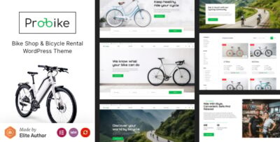 ProBike - Bike Shop & Bicycle Rental WordPress Theme