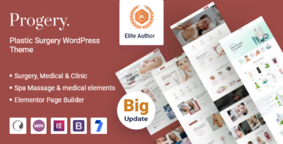Progery - Plastic Surgery WordPress Theme + RTL