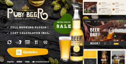 Puby - Beer & Brewery WordPress Theme