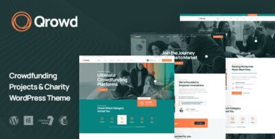 Qrowd - Crowdfunding Projects & Charity WordPress Theme v1.2.0