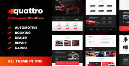 vQuattro - Auto Booking WordPress Theme