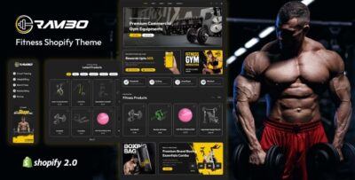 Rambo - Fitness & Gym Products Shopify Theme