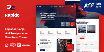 Rapido - Logistics, Cargo and Transportation WordPress Theme