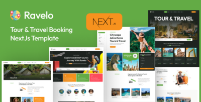 Ravelo - Travel & Tour Booking React NextJs Template