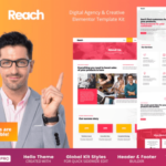 Reach - Digital Agency & Creative Elementor Template Kit
