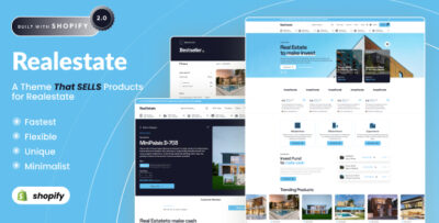 Real Estate - Single Property & Apartments Shopify 2.0 Theme