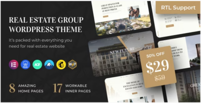 Reland - Real Estate Group WordPress Theme + RTL