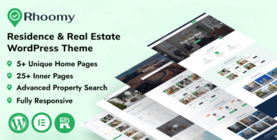 Rhoomy - Real Estate WordPress Listing Theme
