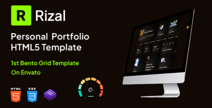 Rizal - Personal Portfolio HTML5 Template