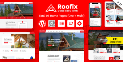 Roofix - Roofing Services WordPress Theme v2.2.0