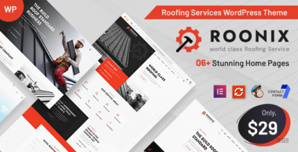 Roonix - Roofing Services WordPress Theme