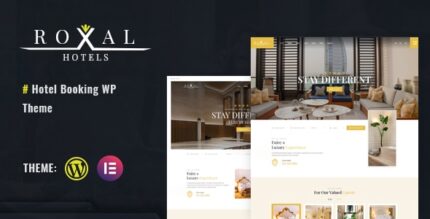 Roxal - Hotel booking WordPress Theme