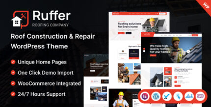 Ruffer - Roof Construction & Repair WordPress Theme