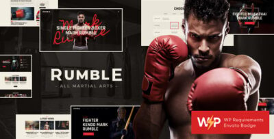 Rumble Boxing & Martial Arts Fighting MMA Theme