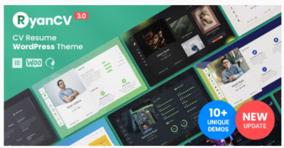 RyanCV - Resume WordPress Theme