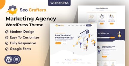 SEO Crafters Marketing Agency WordPress Theme