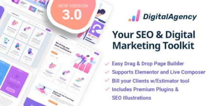 SEOWP Digital Marketing Agency and SEO WordPress Theme