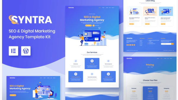SYNTRA - SEO & Digital Marketing Agency Template Kit SYNTRA - SEO & Digital Marketing Agency Template Kit
