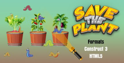 Save The Plant Game (Construct 3 C3P HTML5) Endless Game