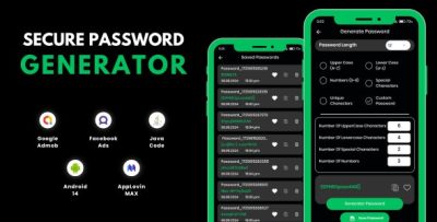 Secure Password Generator with AdMob Ads Android