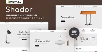 Shador - Furniture Multipurpose Shopify 2.0 Theme