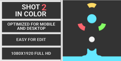 Shot In Color 2 (HTML5 Game + Construct 3)