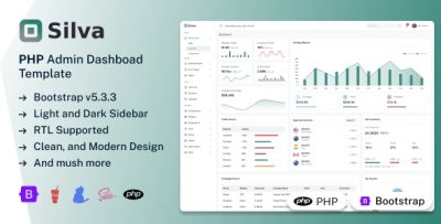 Silva - PHP Admin & Dashboard Template