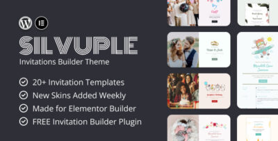 Silvuple - Online Invitation Maker Theme