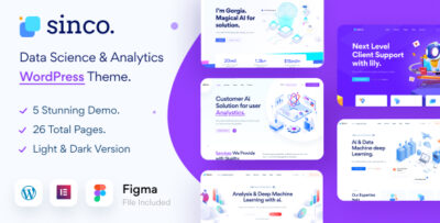 Sinco - Data Science WordPress Theme