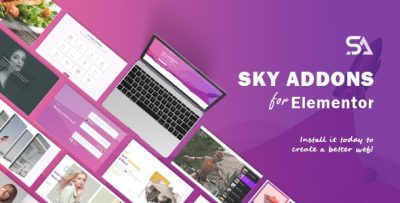 Sky Addons - for Elementor Page Builder WordPress Plugin v2.0.4