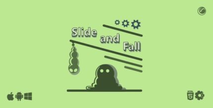 Slide and Fall HTML5 Construct Game