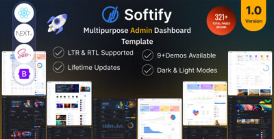 Softify - Multipurpose Admin Dashboard Template