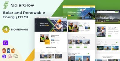 Solarglow - Solar & Renewable Energy HTML Template