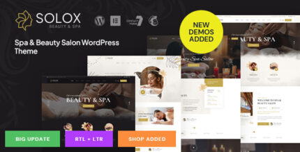 Solox - Spa & Beauty WordPress Theme