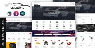 Spares - Auto Parts & Supermarket Prestashop Theme