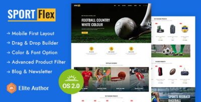 Sportflex - Sports Accessories Store Shopify 2.0 Responsive Theme