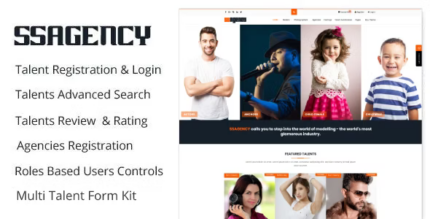 Ssagency - Fashion & Modeling World WordPress Theme