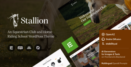 Stallion - Equestrian Club and Horse Riding School WordPess Theme