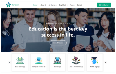 Star Learn - Educational and Online Course WordPress Theme